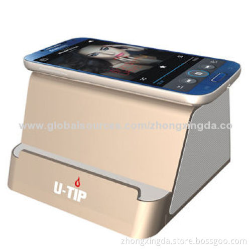 U-tip rechargeable, wireless mini Bluetooth speaker with 1200mAh Li-ion battery, TF card, FM radio